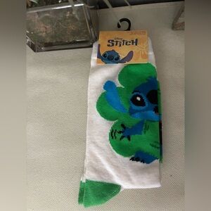Disney Stitch Blue and Green Socks